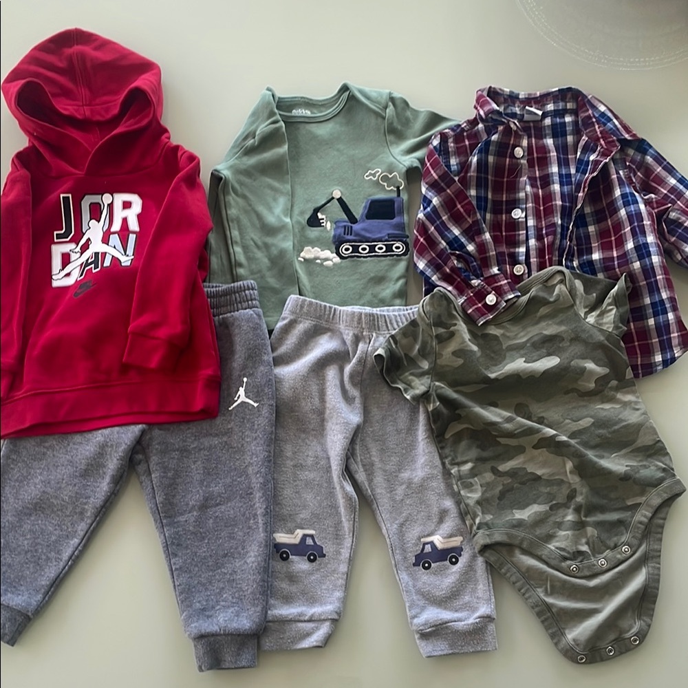 Jordan Red Hoodie and Sweats and other 18m boy clothes